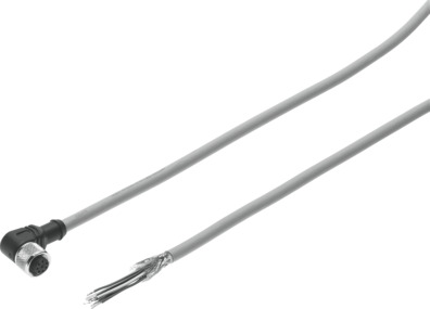 Connecting cable M12x1 A-coded, 8-pin NEBU, SIM, KM12